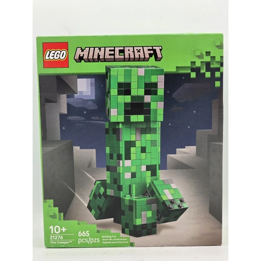 LEGO Minecraft The Creeper Kids Building Toy IN STOCK 665 Pc - DAMAGED‎ BOX